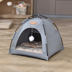 Pet Nest Tent Semi Closed Foldable Outdoor Pet Supplies Breathable Tent Pet Summer Cooling Warm Pads Pet Decoration Supplies