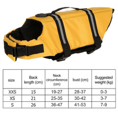 Pet Swim Wear Pet Life Safety Vest Floatation Safety Vest Reflective Swimsuit Puppy Floatation Vest For Dog Pet Boating Swimming