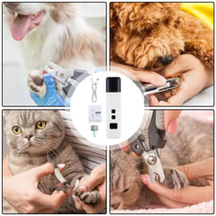 Dog Nail Grinder Rechargeable Paws Grooming Dog Nail File Tool Pet Grooming Toenail File Trimmer With 3 Modes For Families
