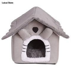 Pet Folding House Winter Kennel for Small Medium Dogs And Cats