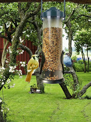 Wild Bird Seed Feeder Multiple Holes Bird Feeder Pet Bird Feeder Hanging Garden Paddock Bird Feeding Tool Outdoor Decoration