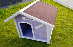 Solid Wood Dog House Large Outdoor Dog House Pet Dogs Park Pets Puppy Bed's Dogs Kennel Crate Little Houses and Rooms for Living
