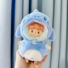 Kids Doll Dress up Clothes Kids Doll Clothing Soft Anime Plush Clothing Doll Clothes Suit Outfit Accessories Plush Doll's