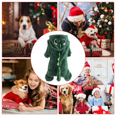 Dinosaur Cat And Dog Hoodies Pet Clothes Funny Costume for Christmas Soft and Warm Pet Clothes Funny Costume for Dog Cat