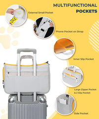 Pet Travel Carrying Bag Crossbody Bag Portable Puppy Pet Bag Handbag with Adjustable Shoulder Strap Small Pet Supplies