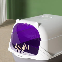 Cat Litter Box Wholesale Full Enclosure Anti-Splash Extra Large Cat Toilet Pet Supplies
