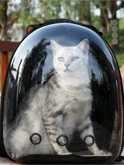 Cat Carrying Bag Space Pet Backpack Breathable Portable Transparent Backpack Puppy Dog Transport Carrier Space Capsule Bag Pets