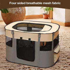 Pet fence Dog Enclosure Foldable Puppy Playpen Portable Pet Tent Large Enclosure Summer Pet Tent For outdoor and indoor