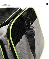 Pet Carriers Bag Portable Breathable Foldable Bag Cat Dog Carrier Bags Outgoing Outdoor Travel Pets Cats Handbag Safety Zippers