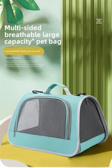 Pet Outing Portable Cat Dogs Handbag Summer Breathable Carrier Travel Puppy Kitten Single Shoulder Bag Pet Carrying Bag Supplie