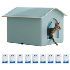 Pet Cooling House Dog Cooling Shelter All Seasons Pet Accessory  Comfortable Kitten Cooler House for Small Large Medium Cat