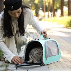 Pet Outing Portable Cat Dogs Handbag Summer Breathable Carrier Travel Puppy Kitten Single Shoulder Bag Pet Carrying Bag Supplie