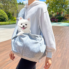 Outdoor Pet Carrier Bag Adjustable Crossbody Shoulder Strap Pet Crossbody Shoulder Bag Portable Pet Bag Pet Carrying Supplies