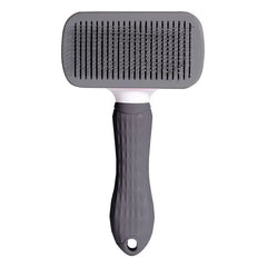 Dog Grooming Brush with Easy Clean Button, Pet Massage Comb for Effective Detangling and Hair Removal, Suitable for Dogs