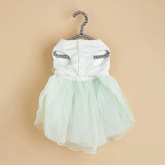 Pet Clothes Dog Wedding Dress Prom Party Princess Dresses for Small Dogs Luxury Dog Clothes Puppy Cat Costume White Pink