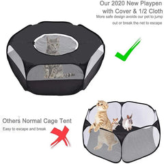 Folding Small Pet Enclosures, Outdoor and Indoor Games, Exercise, Crawling Small Animal Tents