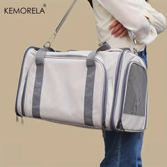 Pet Carriers Backpack Portable Breathable Foldable Shoulder Bag Cat Dog Carrier Bags Outgoing Travel Pets Handbag Transport Bag