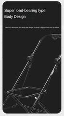 Detachable Lightweight Pet Stroller Car Carry Basket Small and Medium-sized Pet Stroller Foldable Ultra-light Portable Pet Cart