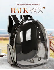 Portable Pet Backpack Outdoor Cat Supplies Transparent Shoulder Bag Pet Bag Breathable Space