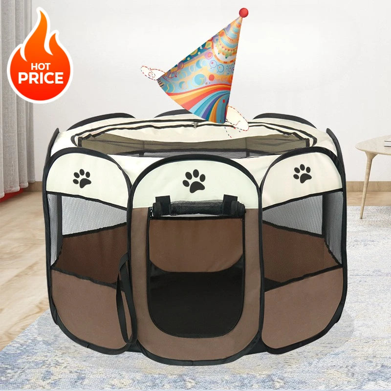 Pet Four Seasons Universal Cat and Dog House Summer Outdoor Breathable Foldable Pet House