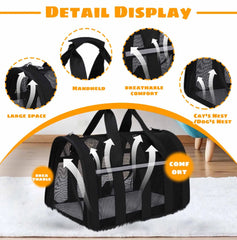 Shoulder Bag Pet Carrying Bag Pet Breathable Portable Bag Suitable for Cats and Dogs for Outdoor Use Suitable for Travel