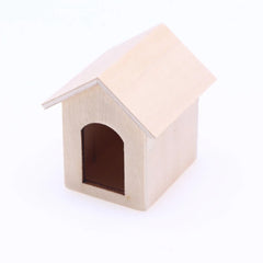 Dollhouse Miniature Pet Dog Mini Animal Wooden House Model Simulation Furniture Fairy Garden Living Scene Accessories kids Gift