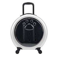 Portable Cat Carrying Bags Large Capacity Pet Carriers Backpack Travel Cats Carry Handbag with Wheel Pets Carriers Trolley Case