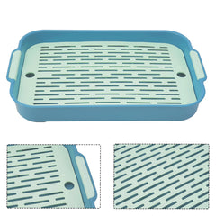 Rabbit Litter Box Small Pet Toilet Tray Rabbit Guinea Pig Litter Tray Toilet Box Detachable Grids Cover Rabbit Litter Tray