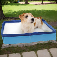 Pet Swimming Pool Foldable Cat Dog Toy Pool Outdoor Portable Non-slip Summer Swimming Pool Pet Cleaning Water Basin Pet Supplies