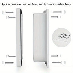 Pet Cat Door Hole Dog Door Hole Can Control Free Entry And Exit Pet Home Practical Two-way Door Safety Flap Door Pet Supplies