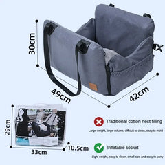 Car Portable Pet Bed Four Seasons Universal Travel Outdoor Large Dirt Resistant and Waterproof Pet Car Mat Car Accessories