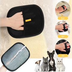 Pet Grooming Gloves Static Dedusting Brush Pet Hair Remover Brush Removing Dog Cat Hair From Sofa Carpet Clothes Tool Supplies