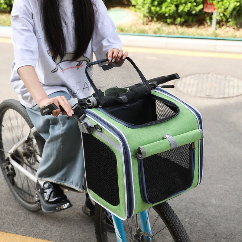 Pet Carrier Backpack Portable Fo Cats & Dogs Bicycle Carrying Cat Bag Dog Bag suitable For Carrying Bicycles And Motorcycles