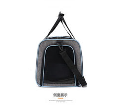 Pet bag Out carrying bag can be extended cat bag Large capacity Two small pets out carrying cat backpack