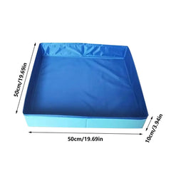 Pet Swimming Pool Foldable Cat Dog Toy Pool Outdoor Portable Non-slip Summer Swimming Pool Pet Cleaning Water Basin Pet Supplies