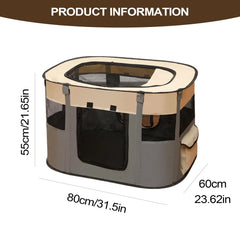 Pet fence Dog Enclosure Foldable Puppy Playpen Portable Pet Tent Large Enclosure Summer Pet Tent For outdoor and indoor