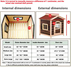Pet Cages Wooden Outdoor Large Size Dog Houses For Pet Lovers