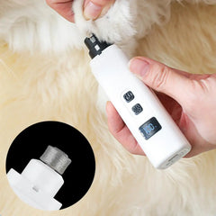 Dog Nail Grinder Rechargeable Paws Grooming Dog Nail File Tool Pet Grooming Toenail File Trimmer With 3 Modes For Families