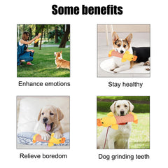 Fit for All Pets Dog Cat Fleece Toys Popular Squeak Chew Sound Dolls Elephant Duck Pig Pet Funny Plush Toys