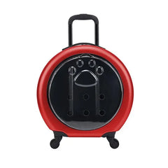 Portable Cat Carrying Bags Large Capacity Pet Carriers Backpack Travel Cats Carry Handbag with Wheel Pets Carriers Trolley Case