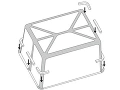 Tall Open Top Cat Litter Box with High Sides and Scoop Portable and Foldable Large Size for Multiple Cats or Big Cat Home Use