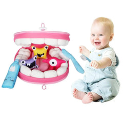 Dentist Toys for Preschool Educational Children Role Play Toys Teeth  Brushing Toys Cute Early Education Cartoon Tooth Brushin