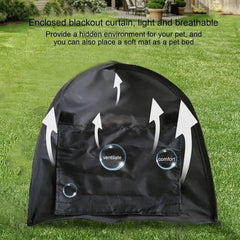 Portable Dog Tent Outdoor Foldable Outdoor Cat Sun Shelter Breathable Pet Sun Shelters For Anti-UV Comfortable Activity Space