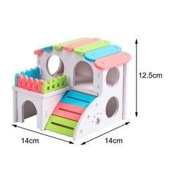 Small Pets House Safe Small Animal Hideout House Creative Hamster Toy Hamster House