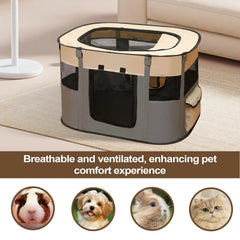 Pet fence Dog Enclosure Foldable Puppy Playpen Portable Pet Tent Large Enclosure Summer Pet Tent For outdoor and indoor