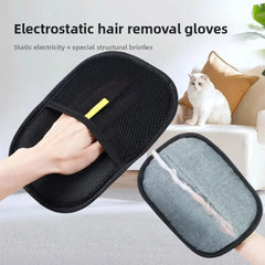 Pet Grooming Gloves Dog Grooming Equipment Anti-static Pet Hair Removal Brushes for Cats and Dogs on Clothes Sofas Carpets Etc.