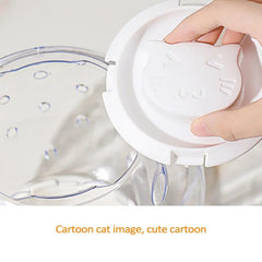 Cat Muzzle Cat Grooming Masque Clear Cat Adjustable Hood Pet Grooming Cover Accessory Prevent from Cats Biting Chewing