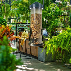 Wild Bird Seed Feeder Multiple Holes Bird Feeder Pet Bird Feeder Hanging Garden Paddock Bird Feeding Tool Outdoor Decoration