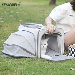 Pet Carriers Backpack Portable Breathable Foldable Shoulder Bag Cat Dog Carrier Bags Outgoing Travel Pets Handbag Transport Bag