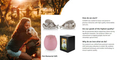 Hot Sale Pet Cremation Urns pet urns for Large Dogs Ashes Urn , Pet Ashes Photo Box, Wood Keepsake Memorial Urn